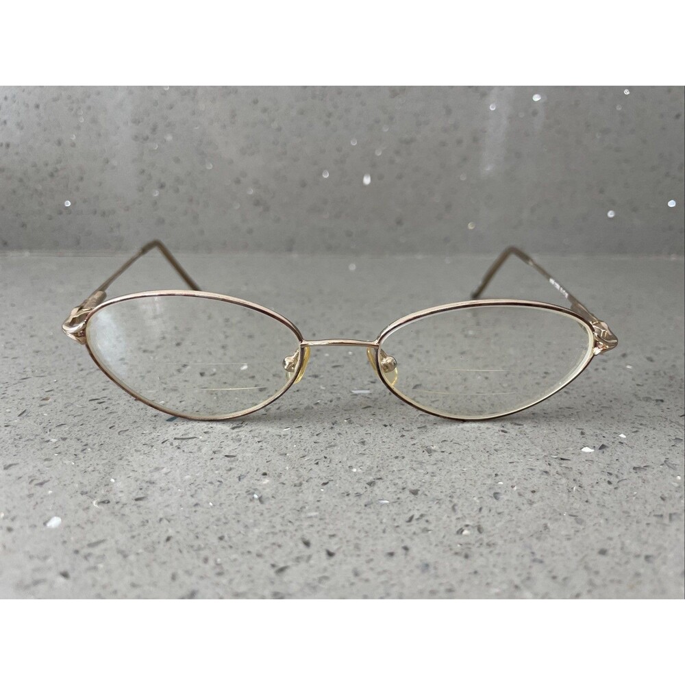 Lawrence Eyewear Eyeglasses Frames ONLY IM596 Coral 51-17-130 Pink/Gold Italy